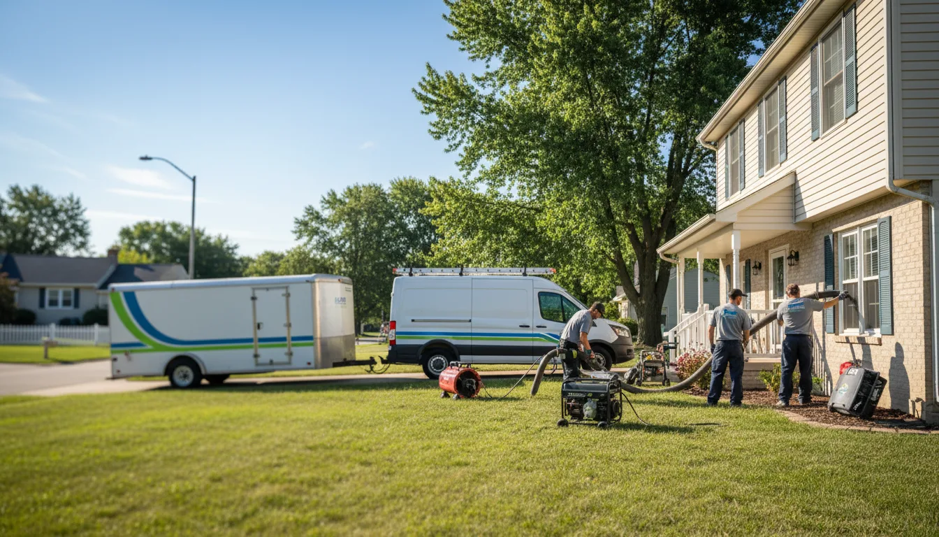 Flooded Basement Restoration And Cleanup With Repair in Camp Douglas, WI near me